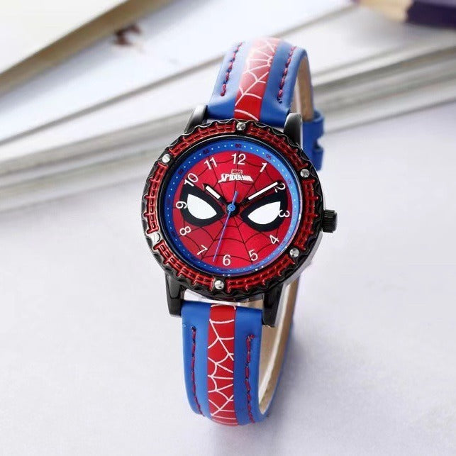 Creative high quality Marvel Spiderman cartoon boy student anime watch - V.I.P Digital Presence
