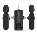 3 In 1 Wireless Lavalier Microphone Plug And Play Intelligent Noise Reduction Mini Mic For iPhone Android Live Broadcast - V.I.P Digital Presence