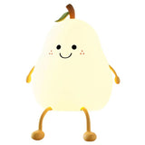 Creative Colorful Pear Duck Pear Night Light Pear Night Light Couple Gift Silicone Cute Night Light Sleeping Night Light - V.I.P Digital Presence