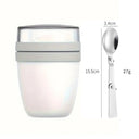 Portable Yogurt Cereal Cups with Lids. Ideal for Overnight Oats, DIY Salads & Parfaits. Great for Breakfast or Lunch - V.I.P Digital Presence