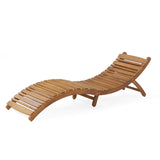 LAHAINA WOOD FOLDABLE CHAISE LOUNGE - V.I.P Digital Presence