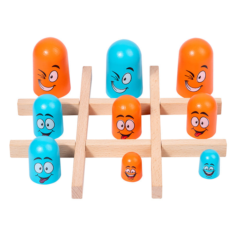 Preschool board game nesting doll face changing cross chess training intelligence parent-child interactive puzzle toy - V.I.P Digital Presence