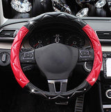Leather Steering Wheel Covers Crystal Studded Rhinestone Car Steering-Wheel Cover Cases Pink Car Interior Accessories For Girls - V.I.P Digital Presence