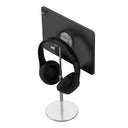 Soporte de auriculares colgante con elevación de disco facial, apto para iPad de Apple, teléfono móvil y tableta, soporte magnético universal. 