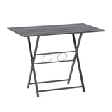 Small foldable office desk, suitable for small spaces, living rooms, multifunctional computer desks, writing workstations, - V.I.P Digital Presence