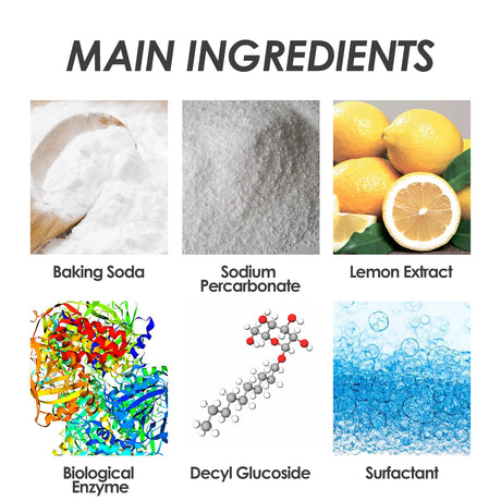 Bioenzyme Explosion Salt Effervescent Tablets, Cleaning Clothing Yellow Stubborn Stains Coffee Stains Cleaning Tablets - V.I.P Digital Presence