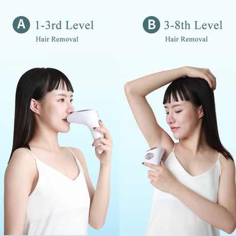Laser Hair Removal Instrument Lip Axillary Private Pubic Hair Shaver Photon Permanent Household Ice Point Hair Removal Device - V.I.P Digital Presence