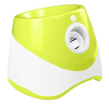 Rechargeable automatic tennis ball launcher for pets. Includes 3 balls, promotes interactive play. - V.I.P Digital Presence