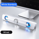 USB Wired Powerful Computer Speaker Bar Stereo Subwoofer Bass speaker Surround Sound Box for PC Laptop phone Tablet MP3 MP4 - V.I.P Digital Presence