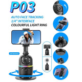 P03  AI Smart Gimbal 360° Auto Face Tracking Gimbal All-in-one Rotation For Smartphone video Vlog Stabilizer Phone Holder - V.I.P Digital Presence