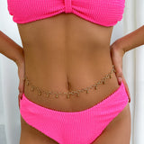 Simple and cold style round bead waist chain body chain sexy love single-layer waist chain accessory - V.I.P Digital Presence