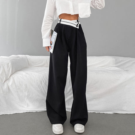 Niche Design Pants Casual Pants Autumn/Winter Versatile Wide Leg Pants Western Pants - V.I.P Digital Presence
