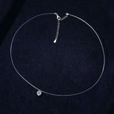 1 Carat Moissanite 925 Sterling Silver Necklace - V.I.P Digital Presence