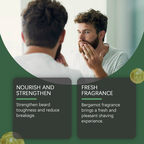 Men's Beard Care Oil Gentle, Clean, Nourishing, Moisturizing, Repairing And Smoothing Hair Care Solution - V.I.P Digital Presence