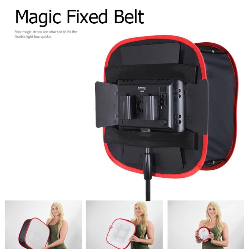 Universal Foldable Collapsible Portable Softbox Diffuser LED Soft Lamp Light Cover Box Digital Camera Photography Studio Tools