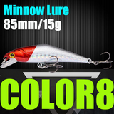 Señuelo de pesca AFISHLURE Wobblers Trucha 85 mm/15 g Minnow Cebos duros Iscas Artificial Pesca Leurre