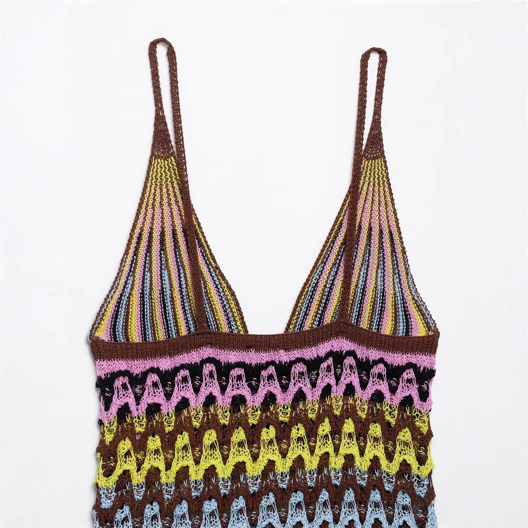 Sexy Backless Knitted DressStyle Fashion Women's Dress - V.I.P Digital Presence
