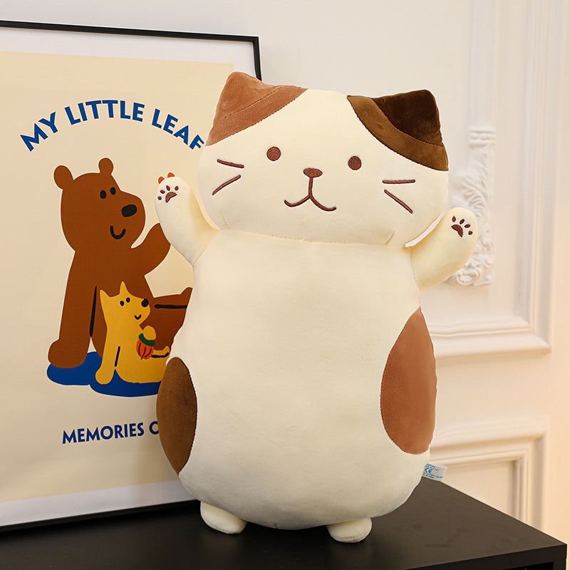 Cat Doll Girl Holding Big Doll Plush Toy Birthday Gift Girl - V.I.P Digital Presence
