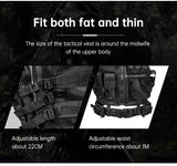 Wholesale Outdoor 6000D Nylon Multi-Pocket Gear Hunting Camouflage Breathable Training Equipment Tactical Grid Vest - V.I.P Digital Presence