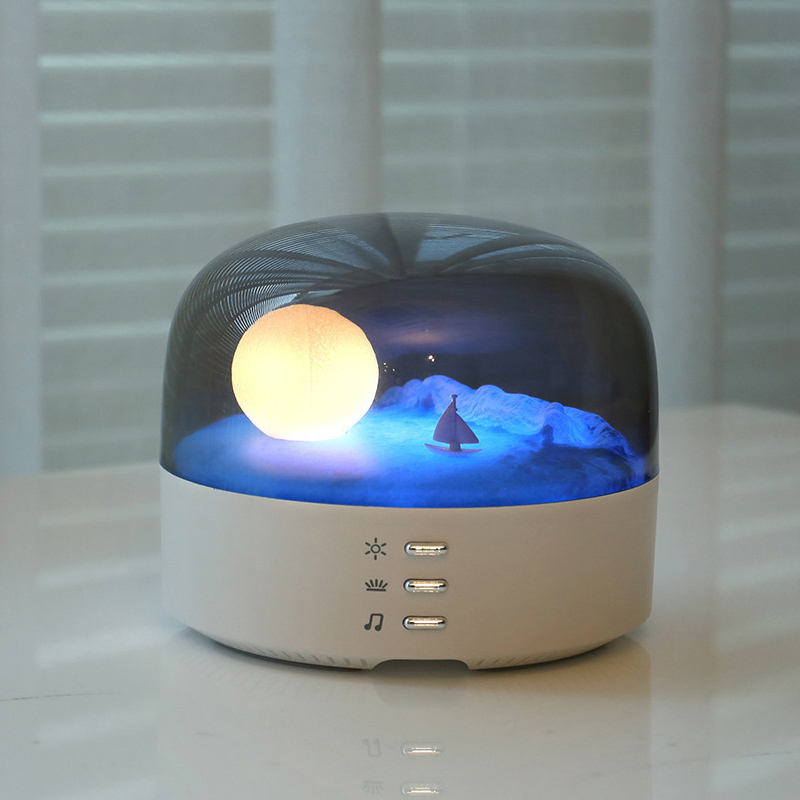 LED Warm Light Table Moon Lamp Decorative Table Light for Reading Room Bedside Living Room Night Light Bluetooth Speaker Lamp - V.I.P Digital Presence