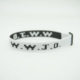 Alphabet Jacquard Printed Wrist Strap Bracelet Strap Unisex WWJD Bracelet Adjustable Bracelet - V.I.P Digital Presence