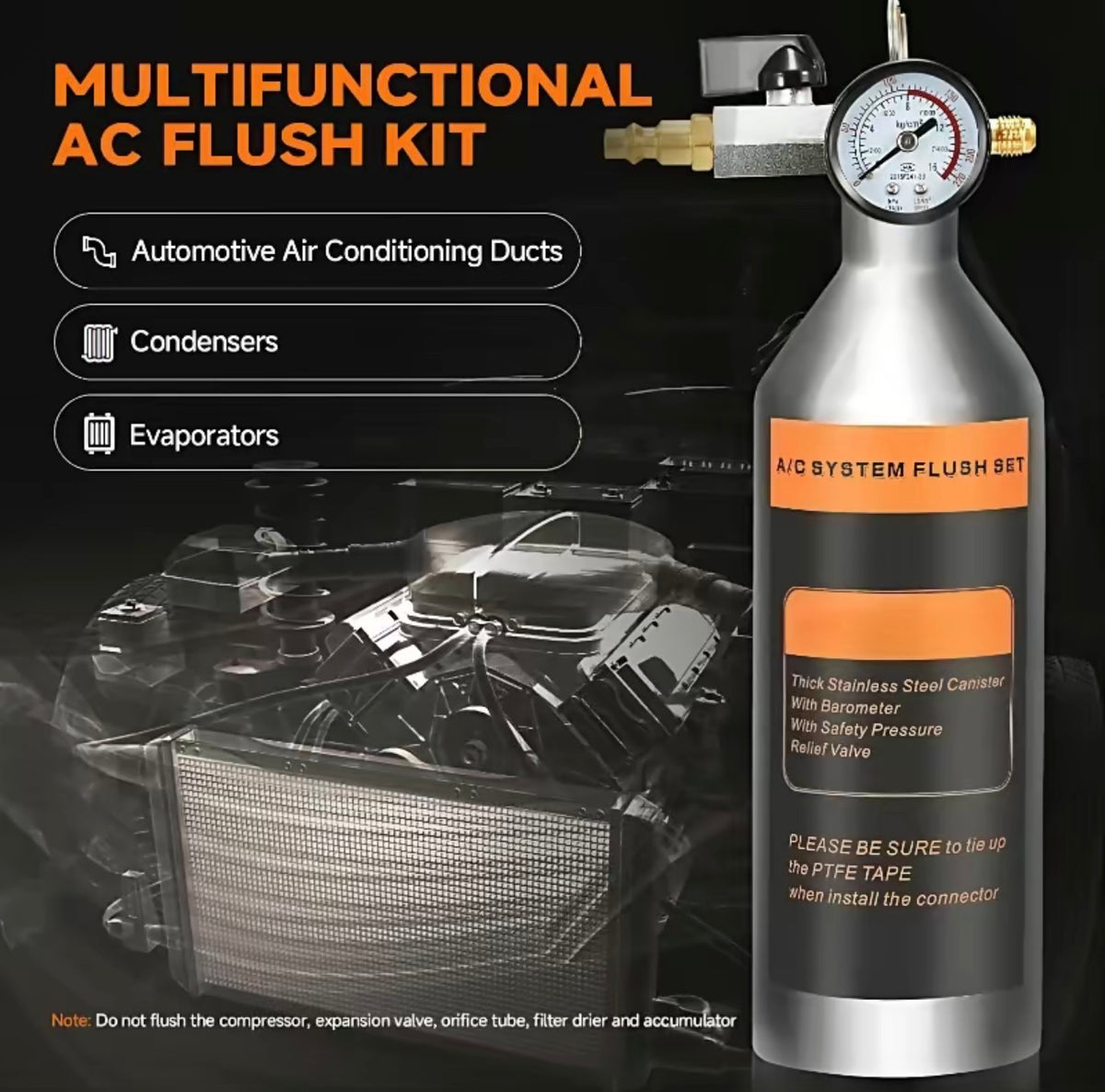FlushPro AC Cleaning Tool Set