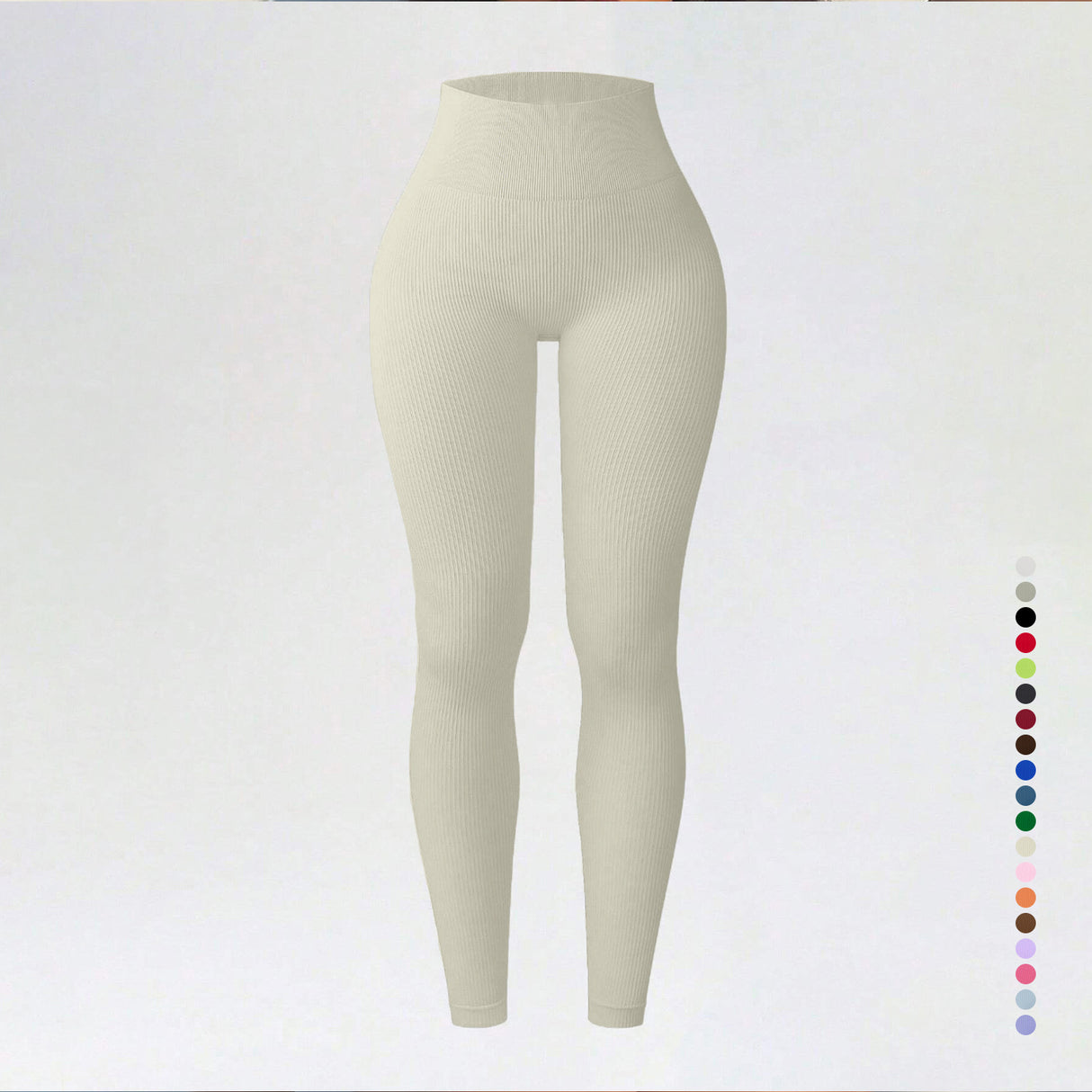 Threaded autumn and winter yoga pants seamless fitness pants high waisted sports yoga clothes leggings - V.I.P Digital Presence