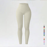 Threaded autumn and winter yoga pants seamless fitness pants high waisted sports yoga clothes leggings - V.I.P Digital Presence