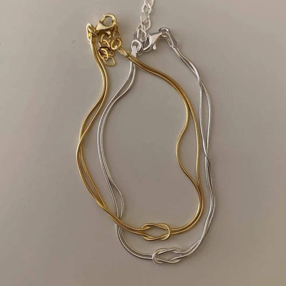 Titanium Steel Knotted Necklace - V.I.P Digital Presence