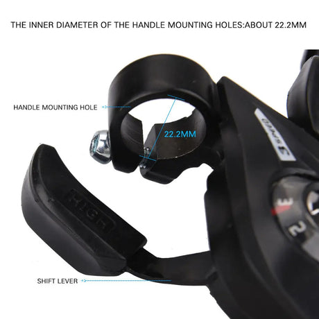 Bike Derailleurs 3x7 21 Speed Switch MTB Bicycle Shifter Levers Brake with Shift Cable Cycling Disc Handle for Bike Trekking - V.I.P Digital Presence