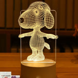 Luz de noche 3D LED, luz de mesa, regalo creativo, luz de cabecera, pequeño regalo para San Valentín, regalo para el día del niño.