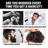 Control Pomade, Broken Hair Care Oil Head Back Head Natural Fluffy Lasting Styling Solid Wax - V.I.P Digital Presence