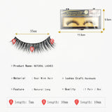1Pair Mink Lashes 3D Mink  Long False Eyelashes Natural Lightweight Mink Eyelashes - V.I.P Digital Presence