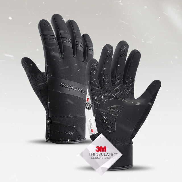 Outdoor new cycling warm cycling gloves thickened and plush comfortable touch screen anti splash and anti slip - V.I.P Digital Presence