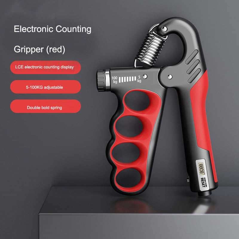 Adjustable Grip Strength Gauge Counting Type Spring Grip Strength Gauge Handshake Holder - V.I.P Digital Presence