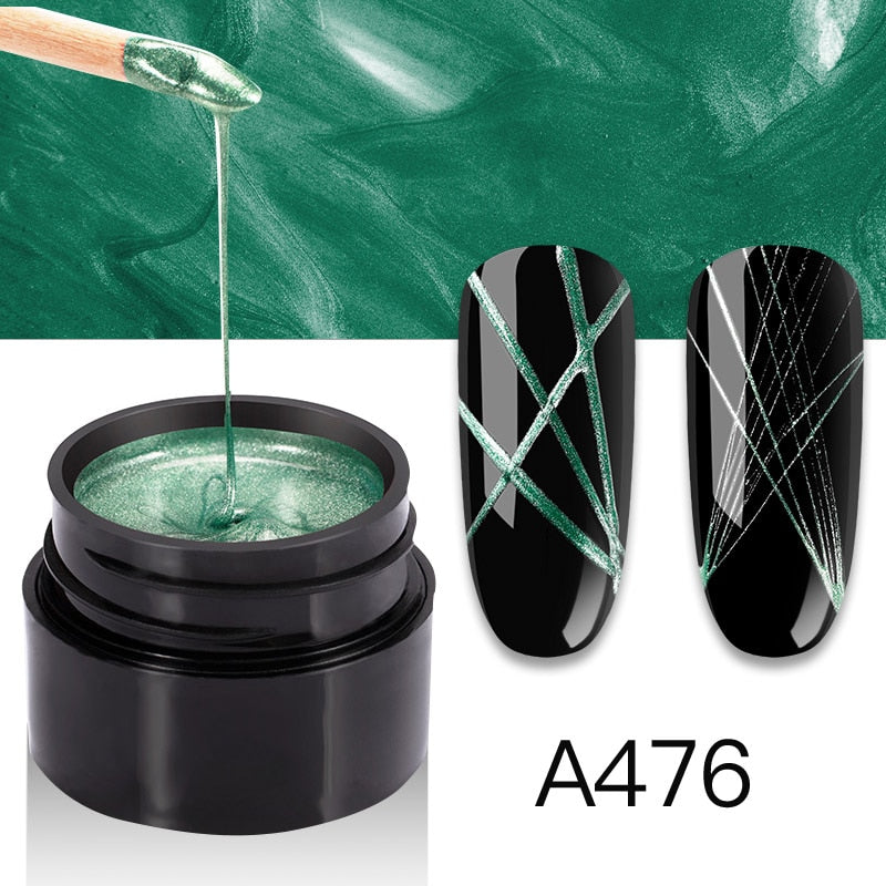 ROSALIND Gel Spider Line For Nails Art Gel Polish UV Colors Painting Gel Nail Polish Spider Gel Lacquer Web Stickers Gel Polish - V.I.P Digital Presence