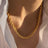 Hip hop gold Fried Dough Twists chain thick bracelet small jewelry chain - V.I.P Digital Presence