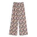 Elegant Strapless Top with Floral Print and Wide-Leg Pants Set - V.I.P Digital Presence