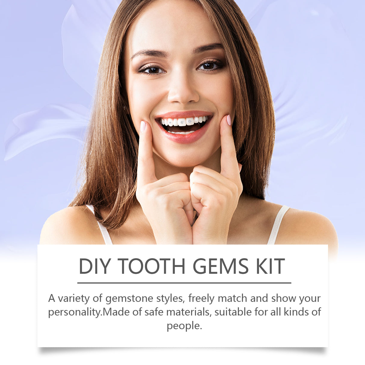 Dental Beauty Set Diy Fashion Dental Decoration Drill Personality Sparkle Light Up Smile Style - V.I.P Digital Presence