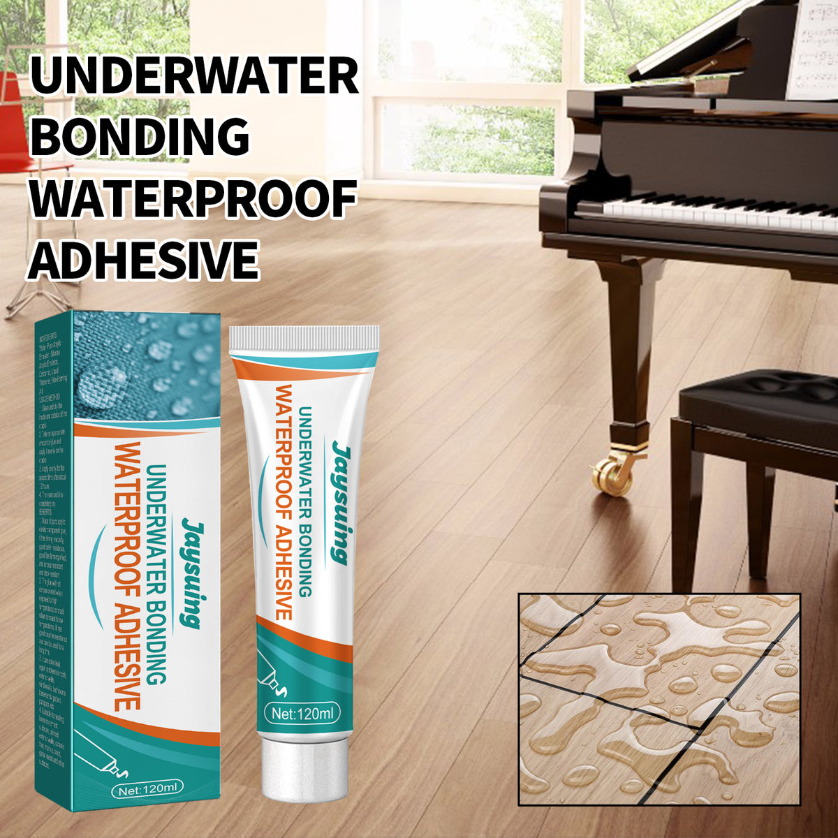 Underwater Bonding Waterproof Glue, Aquarium Glass Wooden Bucket Sewer Pipes Leakproof Waterproof Sealant - V.I.P Digital Presence