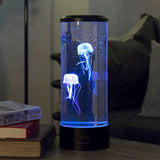 New medium jellyfish lamp USB plug-in colorful LED color changing home atmosphere night light desktop simulation jellyfish lamp - V.I.P Digital Presence