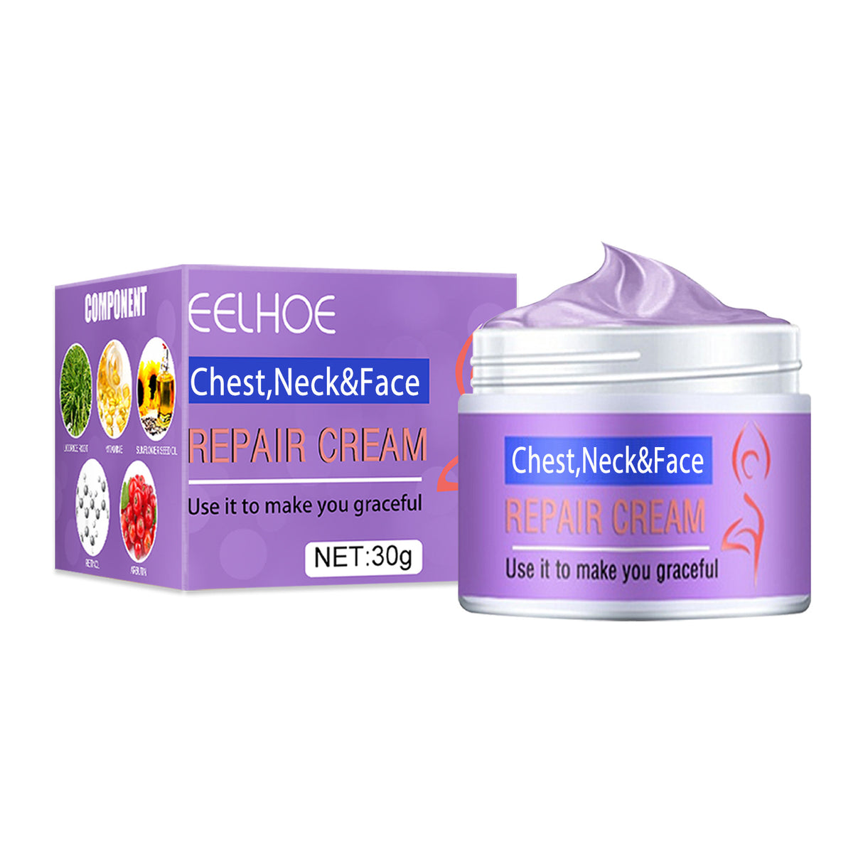 EELHOE Fade Neck Lines Lift Tighten Beautiful Neck Cream Firm And Brighten Skin Moisturizing Shape Swan Neck Skin Care Products - V.I.P Digital Presence