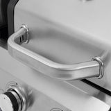 2+2 multifunctional gas barbecue grill and covered grill combination for outdoor cooking - barbecue, barbecue, pizza. - V.I.P Digital Presence