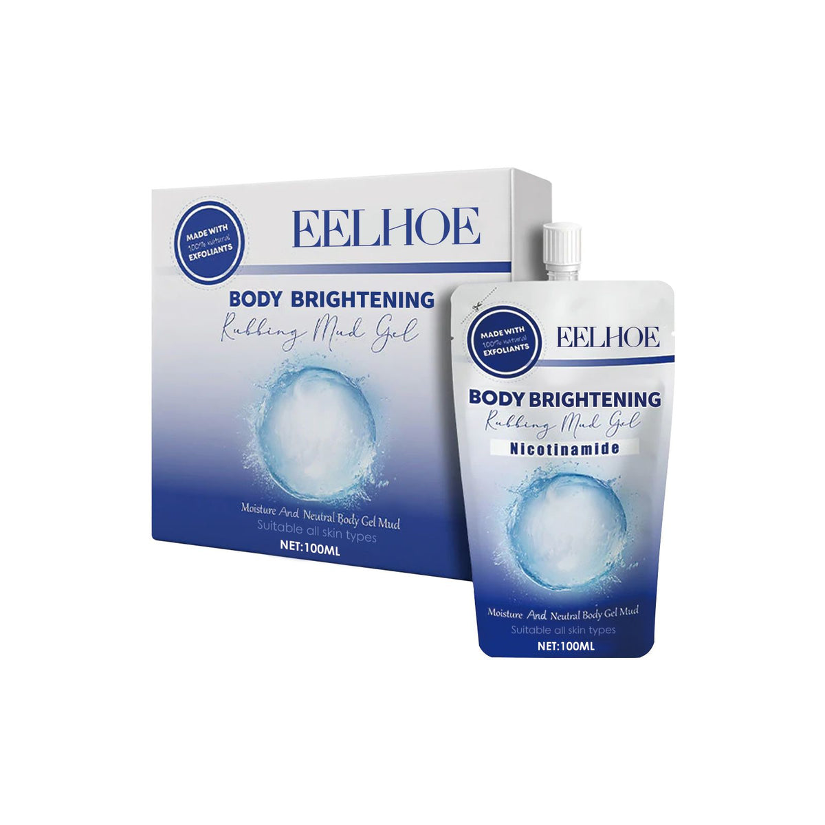 Body Whitening Scrub, Deep Body Cleansing Treatment Gently Exfoliates Dead Skin Whitening Skin - V.I.P Digital Presence