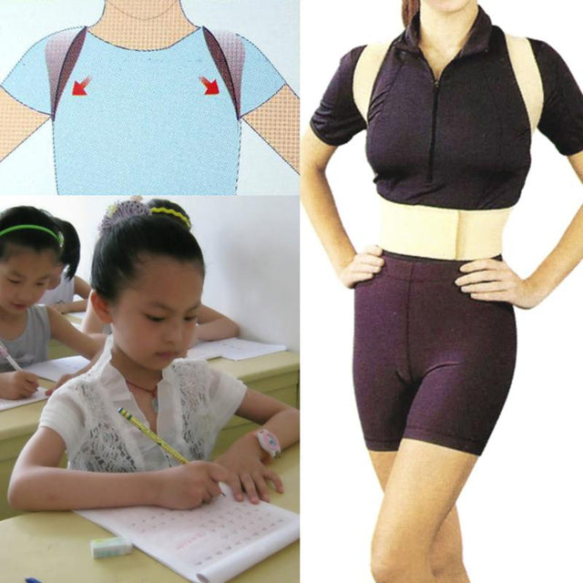 Adjustable Rectify Back Posture Corrector Brace Humpbacked Prevent Back Shoulder Support Belt Posture Correction Therapy Belt - V.I.P Digital Presence