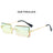 Trendy Men Women Summer Rimless Sunglasses Fashion Small Rectangle Sun Glasses Traveling Style UV400 Shades Eyewear - V.I.P Digital Presence