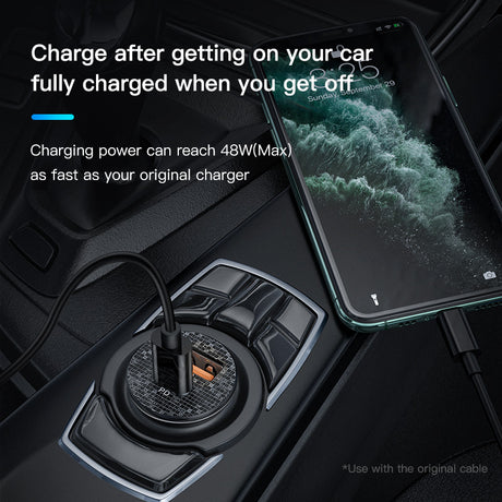 KUULAA Quick Charge 4.0 48W QC PD 3.0 Car Charger for Samsung S10 9 Fast Car Charging for Xiaomi iPhone Mobile Phone USB Charger - V.I.P Digital Presence
