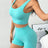 Scoop Neck Wide Strap Tank and Shorts Active Set - V.I.P Digital Presence