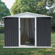 GO 47.2" Large Wooden Dog House Outdoor, Outdoor & Indoor Dog Crate, Cabin Style, With Porch, 2 Doors - V.I.P Digital Presence