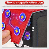 2025 New! Large - capacity Patchwork Windowed Vertical Card Box, 100+ Double - sleeved Cards - V.I.P Digital Presence